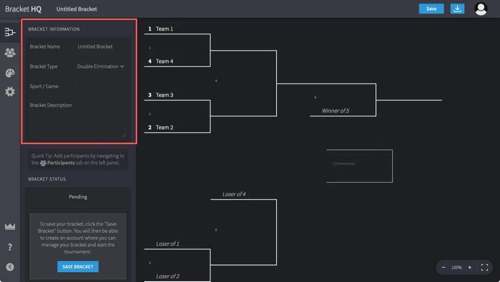 How to Use Free Online Bracket Generators Step by Step